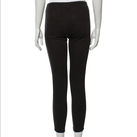 Pistola Black Lace Up Corset Skinny Cropped Ankle Jeans Size 25 - Picture 6 of 9